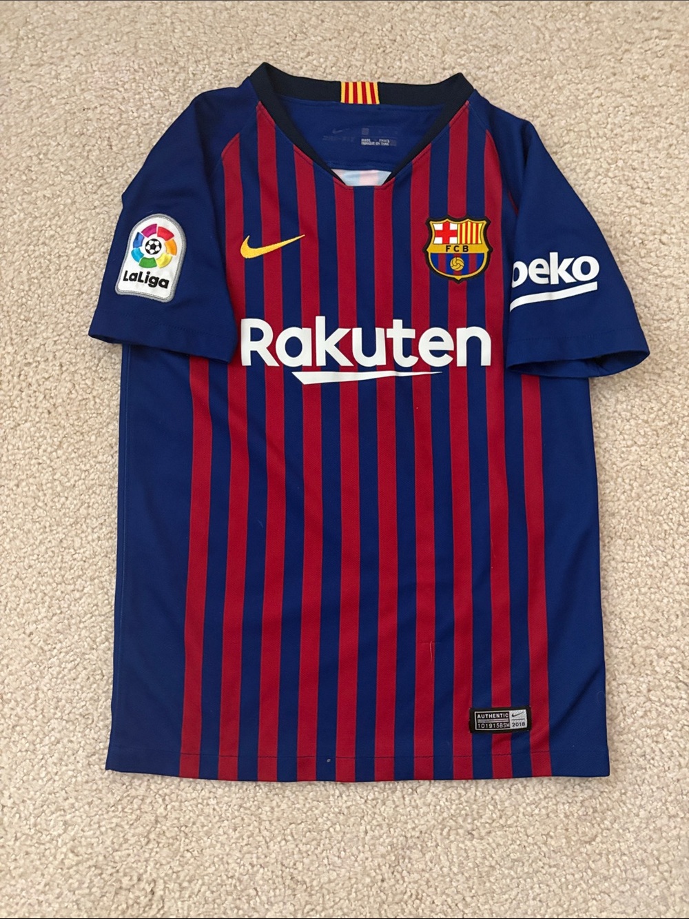 FC Barcelona Red and Blue Soccer Jersey Kids
